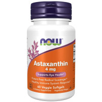 NOW - АСТАКСАНТИН 4 мг - 60 Дражета